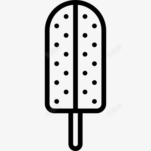 冰淇淋冰淇淋25直线型图标svg_新图网 https://ixintu.com 冰淇淋 直线 线型