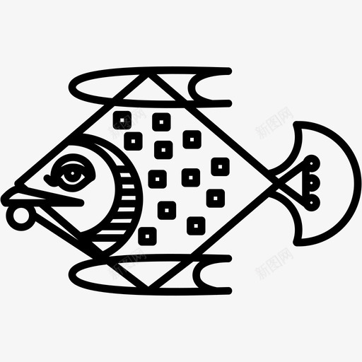 海洋生物人工制品鱼图标svg_新图网 https://ixintu.com 人工 制品 动物 海洋 海洋生物 海鲜 艺术