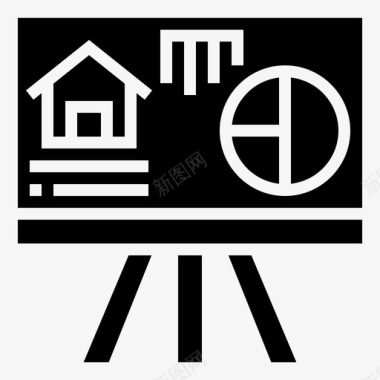 可视化房屋规划图标图标