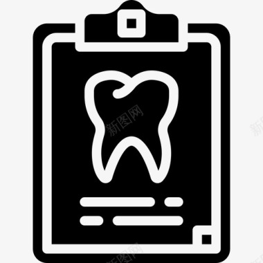 牙科记录牙科9可靠图标图标
