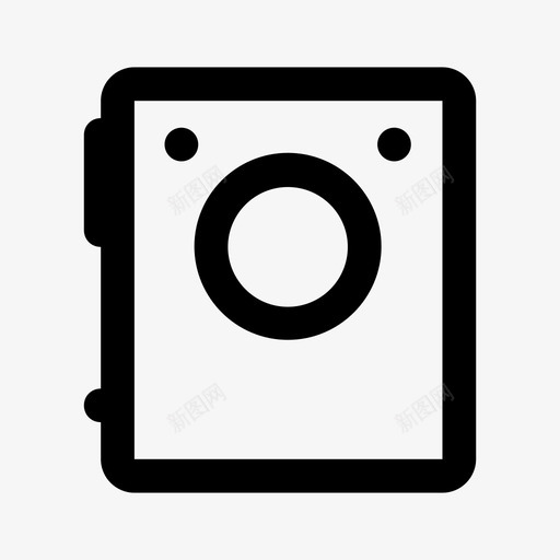 相机布朗尼镜头图标svg_新图网 https://ixintu.com 六点 圆形 布朗 照片 盒子 相机 镜头