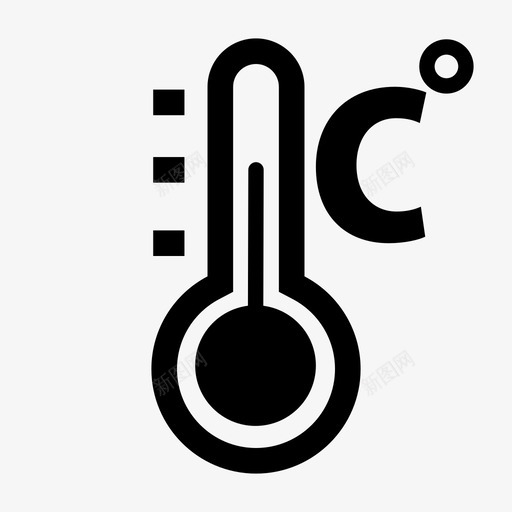 温度摄氏度测量科学图标svg_新图网 https://ixintu.com 摄氏度 测量 温度 温度计 科学