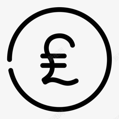 里拉货币金融意大利里拉图标图标