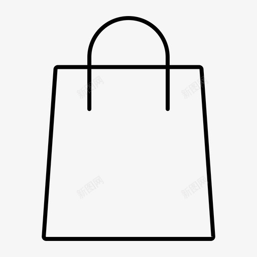 包买购物包图标svg_新图网 https://ixintu.com 包买 购物