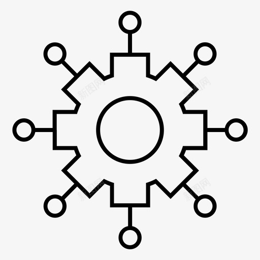 服务器连接共享链接搜索图标svg_新图网 https://ixintu.com 业务 共享 搜索 服务器 概述 连接 链接