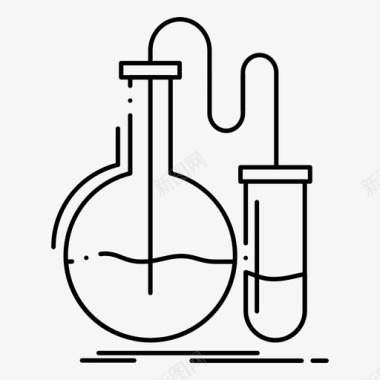 分析化学烧瓶图标图标