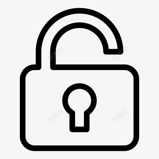 解锁关闭密码图标svg_新图网 https://ixintu.com 关闭 安全 密码 私人 解锁