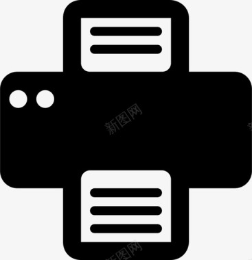 打印机喷墨打印机激光打印机图标图标