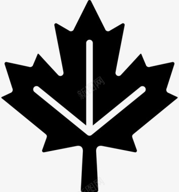 枫叶加拿大8填充图标图标
