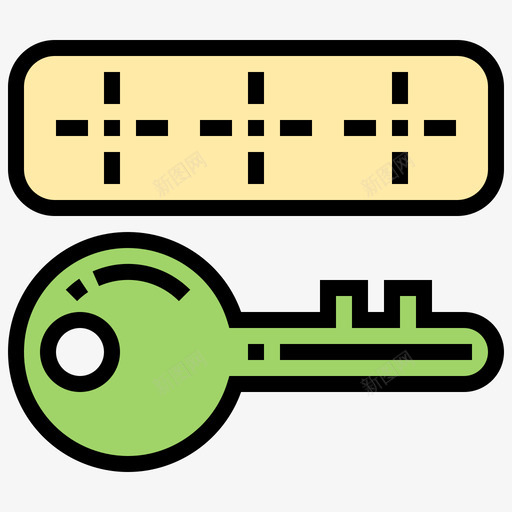 密码数据管理6线颜色图标svg_新图网 https://ixintu.com 密码 数据管理 颜色
