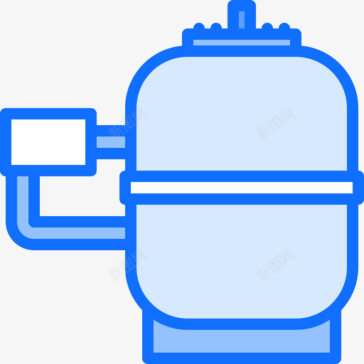 过滤器游泳者1蓝色图标svg_新图网 https://ixintu.com 游泳者 蓝色 过滤器
