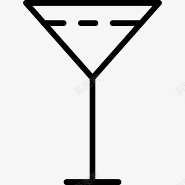 伏特加杯鸡尾酒厨房图标图标