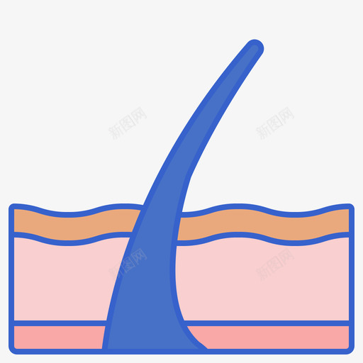 表皮纹身13线状颜色图标svg_新图网 https://ixintu.com 纹身 线状 表皮 颜色