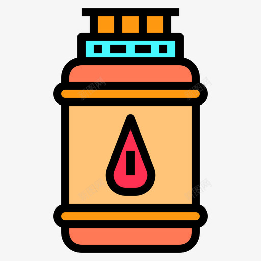 气瓶家用设备11线性颜色图标svg_新图网 https://ixintu.com 家用 气瓶 线性 设备 颜色