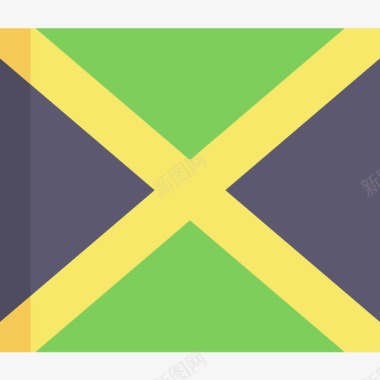 牙买加雷鬼27平坦图标图标