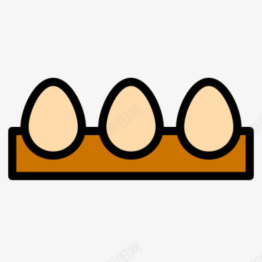 鸡蛋厨房88原色图标图标