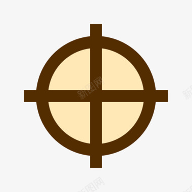 十字架宗教信仰34直线颜色图标图标