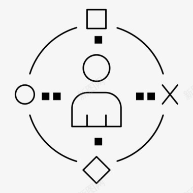 环境体验技术图标图标