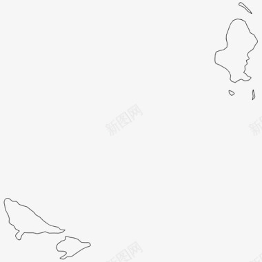 瓦利斯和富图纳边界国家图标图标