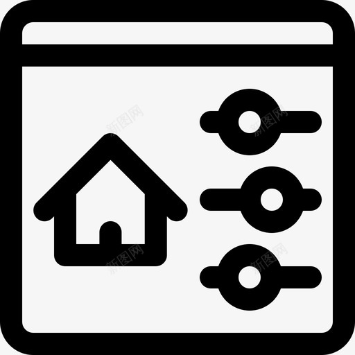房屋规范商业住宅图标svg_新图网 https://ixintu.com 住宅 商业 房地产 房屋 物业 规范