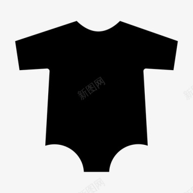 婴儿连体衣布料儿童图标图标