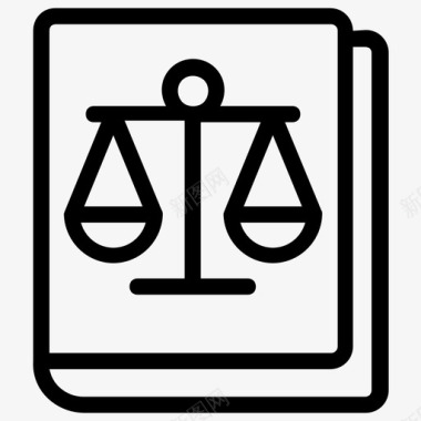 法律书籍刑法司法书籍图标图标