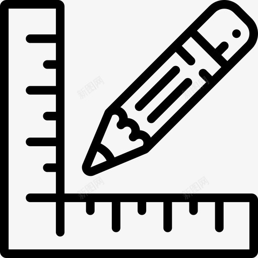 直尺接口107直线图标svg_新图网 https://ixintu.com 接口 直尺 直线