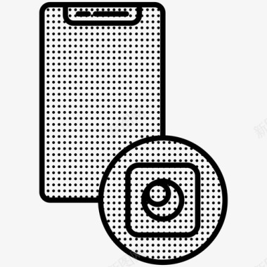 智能手机摄像头摄像头应用程序自助图标图标