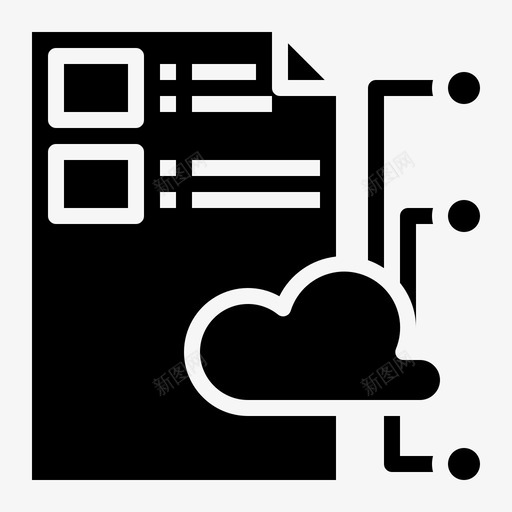 云数字服务1稳定图标svg_新图网 https://ixintu.com 数字 服务 稳定