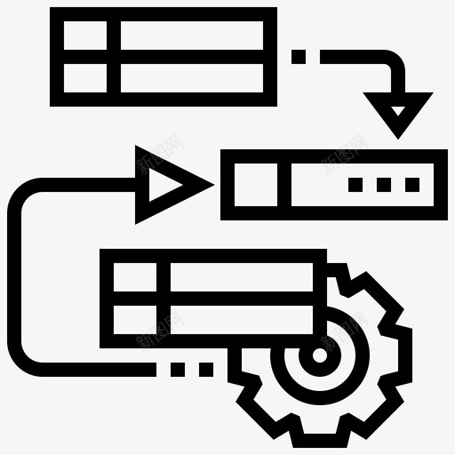 产品scrum过程线性图标svg_新图网 https://ixintu.com scrum 产品 线性 过程