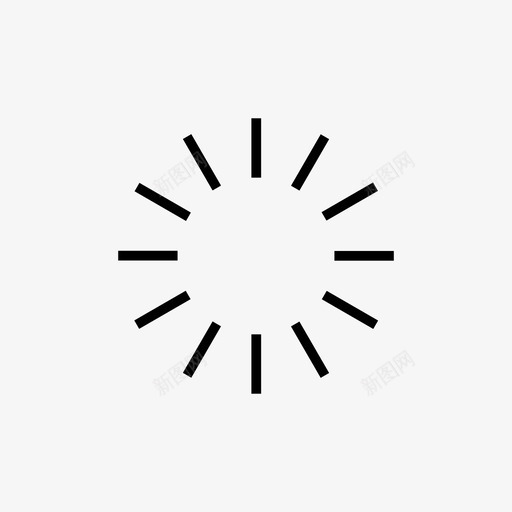 加载缓冲进程图标svg_新图网 https://ixintu.com 加载 图标 等待 缓冲 进程