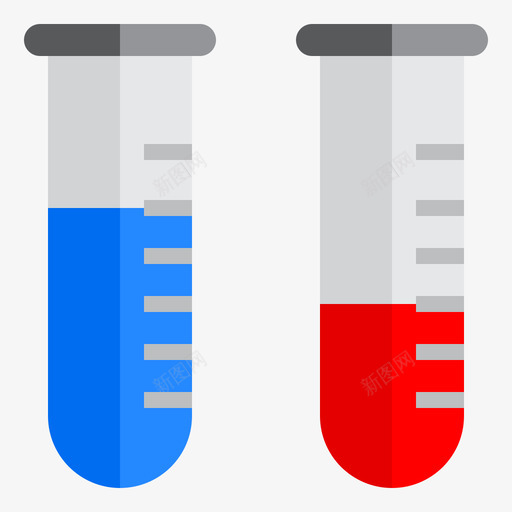 试管医用178扁平图标svg_新图网 https://ixintu.com 医用 扁平 试管