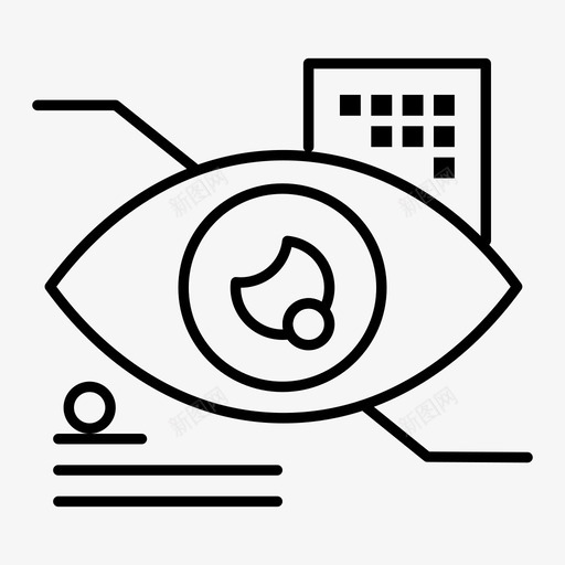 eyeeyetap技术图标svg_新图网 https://ixintu.com 技术 技术界 界面