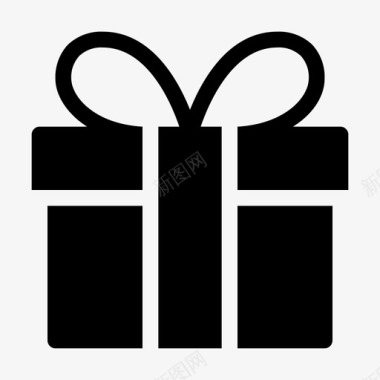 礼品电子商务礼物图标图标