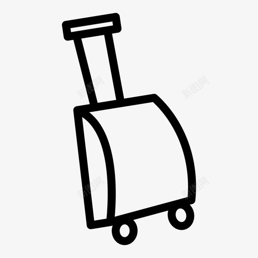 袋子垃圾行李图标svg_新图网 https://ixintu.com 垃圾 废物 行李 袋子