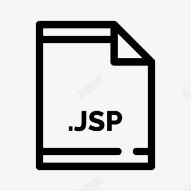 jsp文档扩展名图标图标