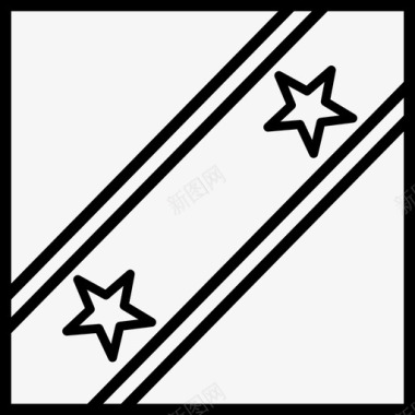 圣基茨和尼维斯国旗kna国家图标图标