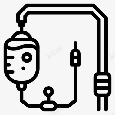 输液架卫生医疗图标图标