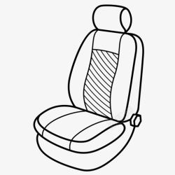 座椅调节汽车座椅调节舒适图标高清图片