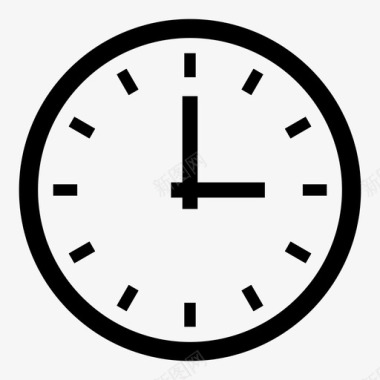 时钟日程表时间图标图标