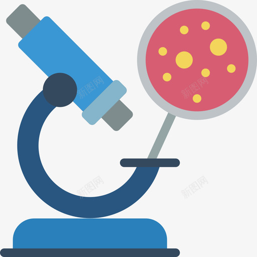 显微镜遗传学和生物工程8平面图标svg_新图网 https://ixintu.com 平面 显微镜 生物工程 遗传学