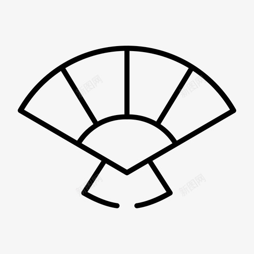 手扇配件微风图标svg_新图网 https://ixintu.com 12个 微风 手扇 清凉 缝隙 配件 随机