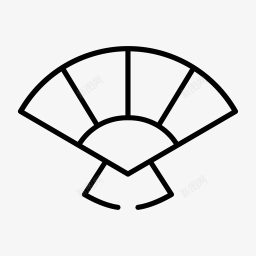 手扇配件微风图标svg_新图网 https://ixintu.com 12个 微风 手扇 清凉 缝隙 配件 随机