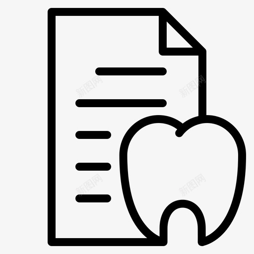 牙齿报告护理牙齿图标svg_新图网 https://ixintu.com 护理 报告 牙科 牙齿 诊所