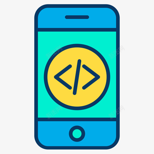 代码代码21线型颜色图标svg_新图网 https://ixintu.com 代码 线型 颜色
