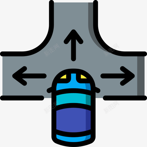 卫星导航器智能汽车3线性颜色图标svg_新图网 https://ixintu.com 卫星 导航 智能 汽车 线性 颜色