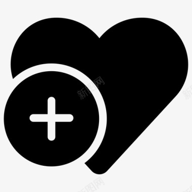 添加爱添加最爱添加心脏图标图标