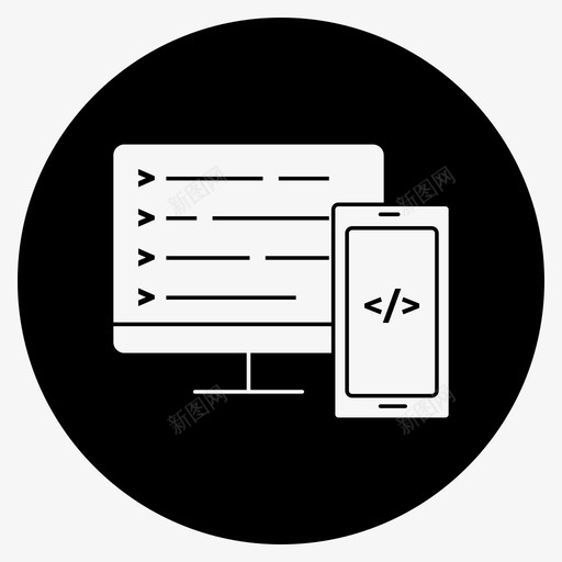 程序自适应响应图标svg_新图网 https://ixintu.com 减去 响应 工作 故事 敏捷 用户 程序 笔划 自适 轮廓 适应