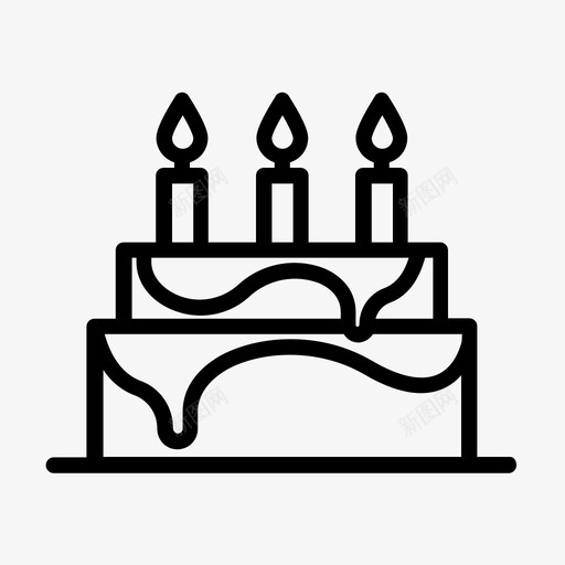 生日蛋糕婴儿淋浴27直系图标svg_新图网 https://ixintu.com 婴儿 淋浴 生日蛋糕 直系