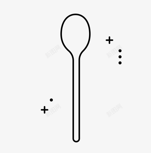 勺子炊具厨房图标svg_新图网 https://ixintu.com 勺子 厨房 器具 工具 炊具